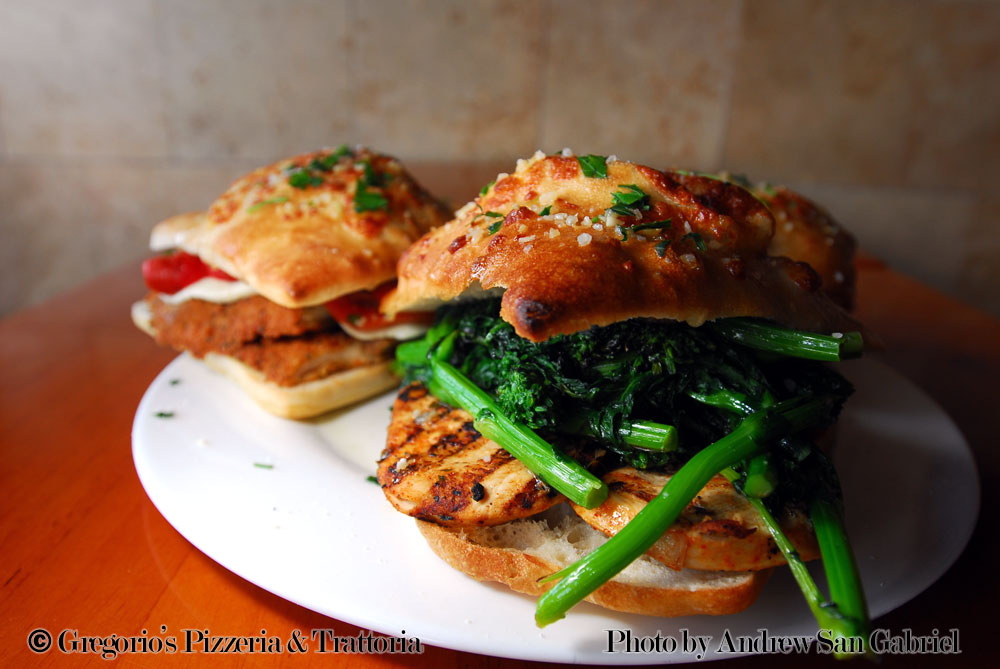 Grilled Chicken Broccoli Rabe Panini